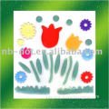 flower shaped gel sticker